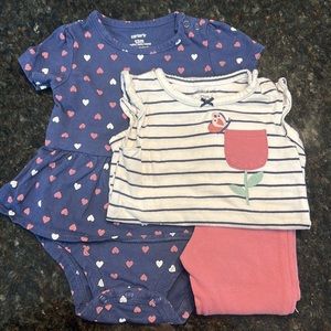 Carter’s Baby Girl 3-Piece Outfit